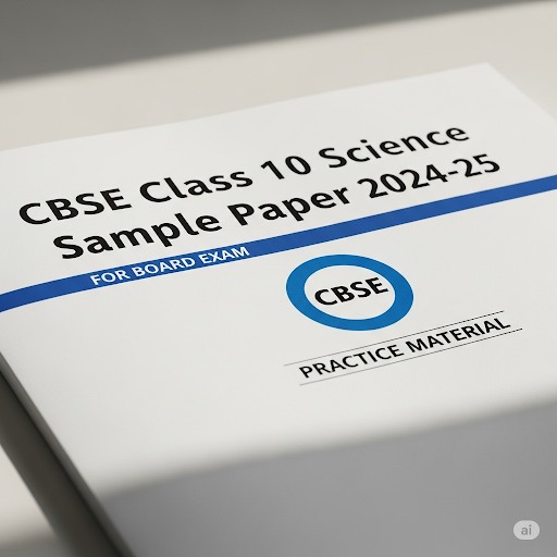 CBSE Class 10 Science Sample Paper 2024-25 for Board Exam