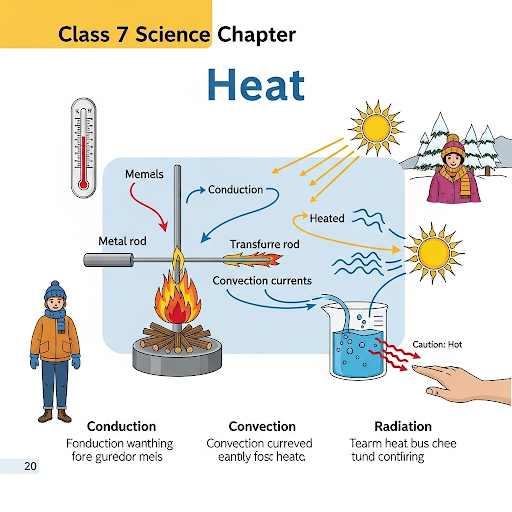 Class 7 Science Chapter 6 Heat For Oxford Solution
