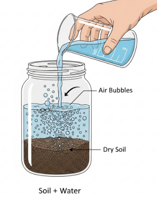c. Presence of Air in Soil