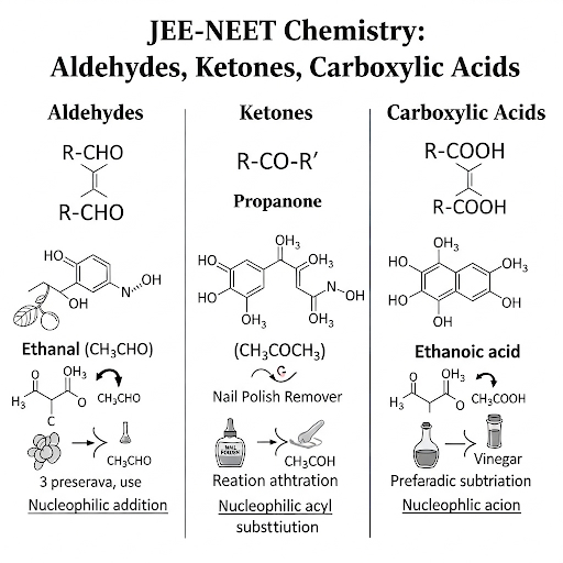 JEE-NEET Chemistry Aldehydes Ketones Carboxylic