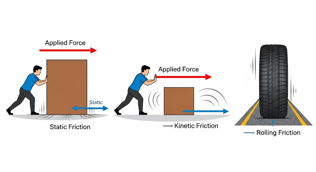types of friction