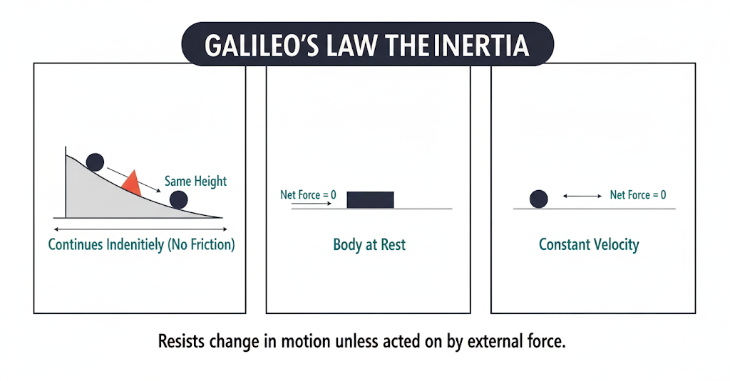 Galileo’s Contribution – The Law of Inertia