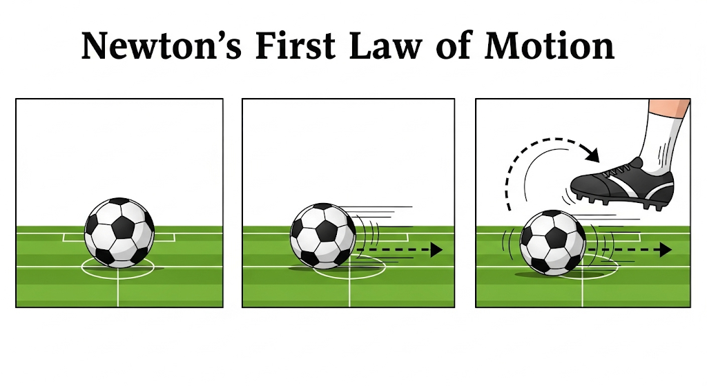 newtons first law of motion