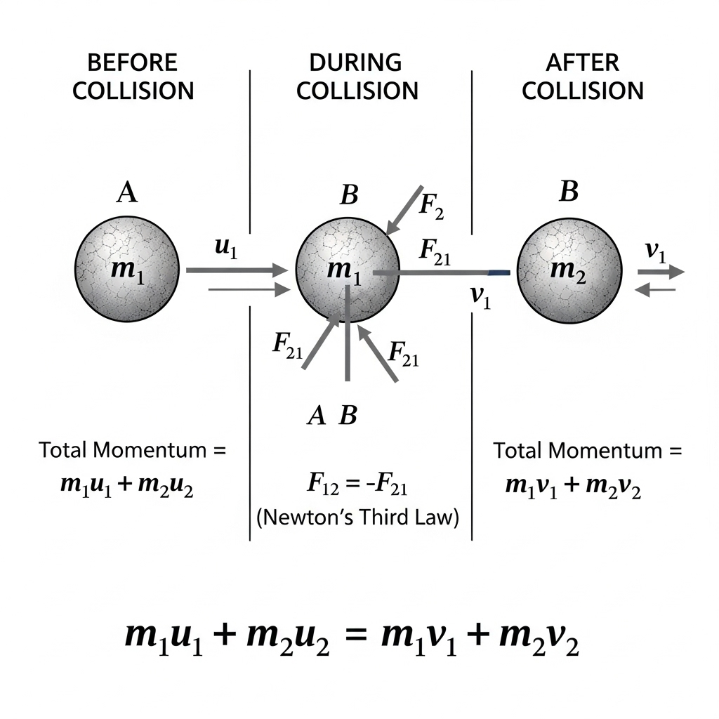 conservation of momentum