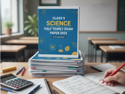Class 9 Science Half Yearly Exam Paper 2025 With Answer