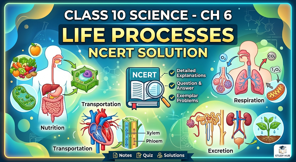 Class 10 Science Ch 6-Life Processes NCERT Solution