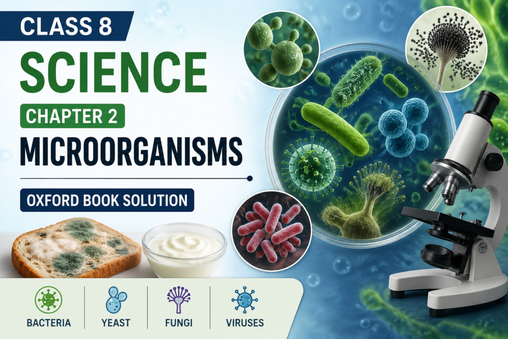 Class 8 Science Ch 2 Microorganisms Oxford Book Answers
