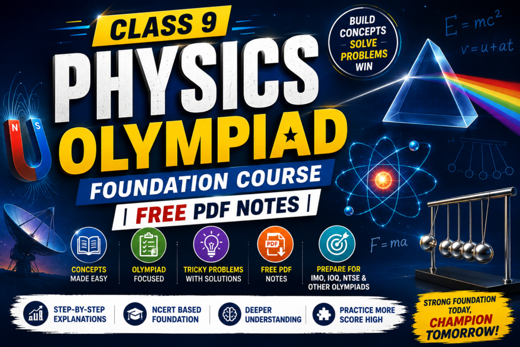 Class 9 Chemistry Olympiad Foundation Course