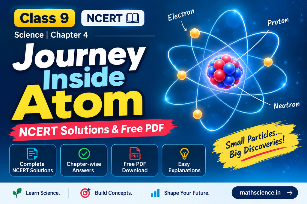 Journey Inside Atom Class 9