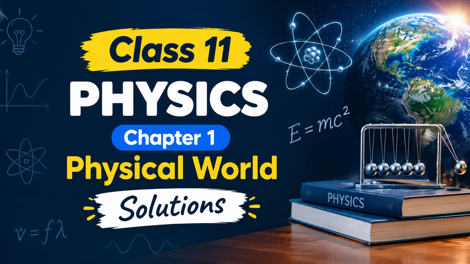 Class 11 Physics Ch 1-Physical World Solutions